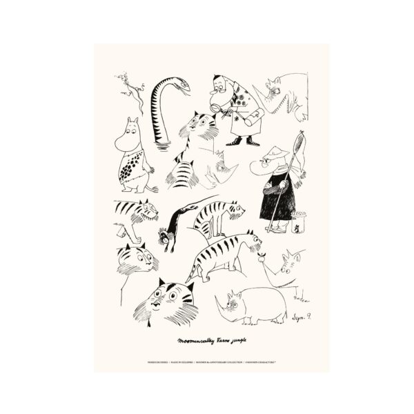 Moomin Jungle Poster, 30x40 cm - Bild 3
